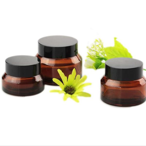 

storage bottles & jars 4 colors 15g 30g 50g thick glass cream bottle for cosmetics empty jar pot face containers sale