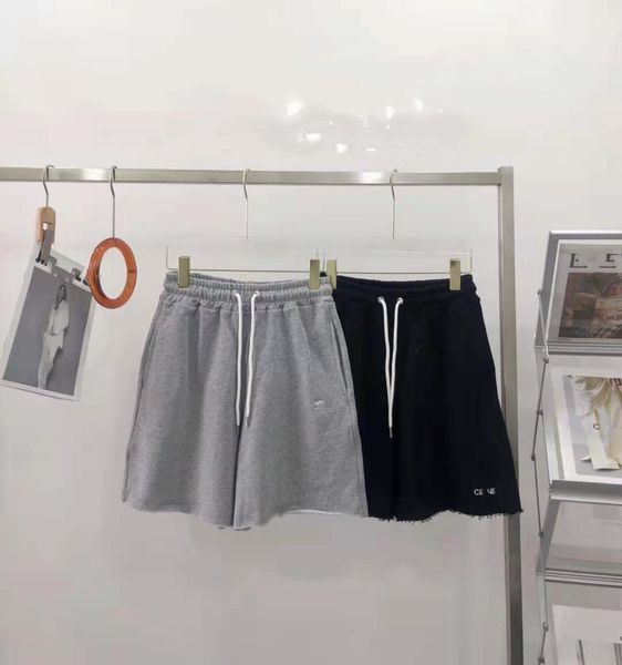 

luxury design summer saijia leisure sports pants loose fashion embroidery men's and women's same style, White;black