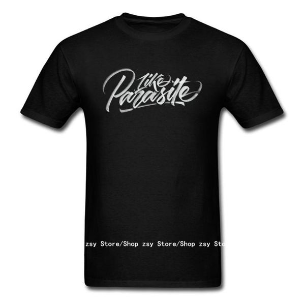 

men's t-shirts vintage letter like parasite print men black plus size 5xl t-shirt negative saying design male short sleeve group custo, White;black