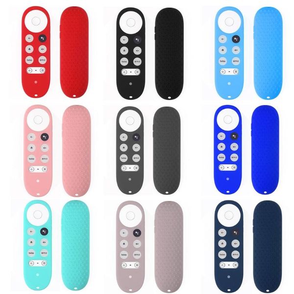 

silicone remote control cover for chromecast with -google tv voice remote case d08a