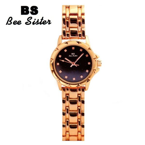 

wristwatches drop rose gold women rhinestone watches montre femme calendar waterproof fashion dress ladies, Slivery;brown