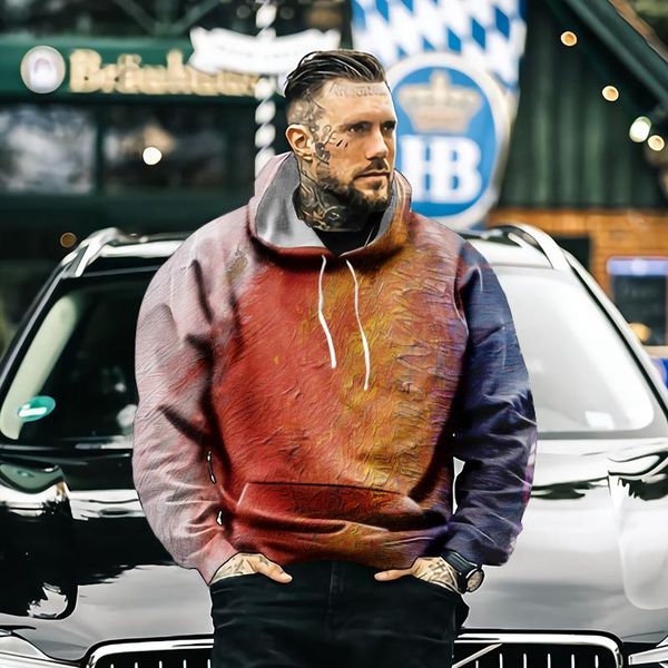 

men's hoodies & sweatshirts spring, autumn and winter 2021 hoodie fashion personality retro long sleeve sweater casual sports jersey s-, Black