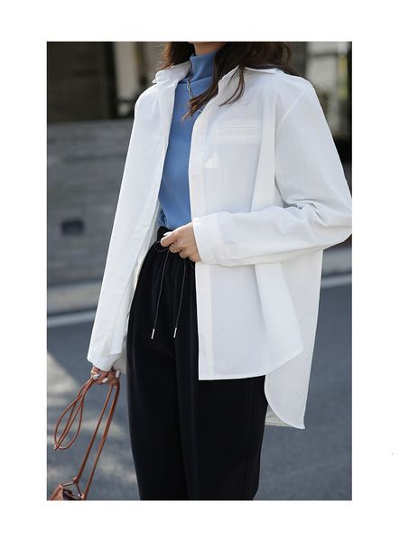 

new 2021 primavera turn down collar algodo material das mulheres s e blusas moda feminina camisa g02p eb00beautiful, Black