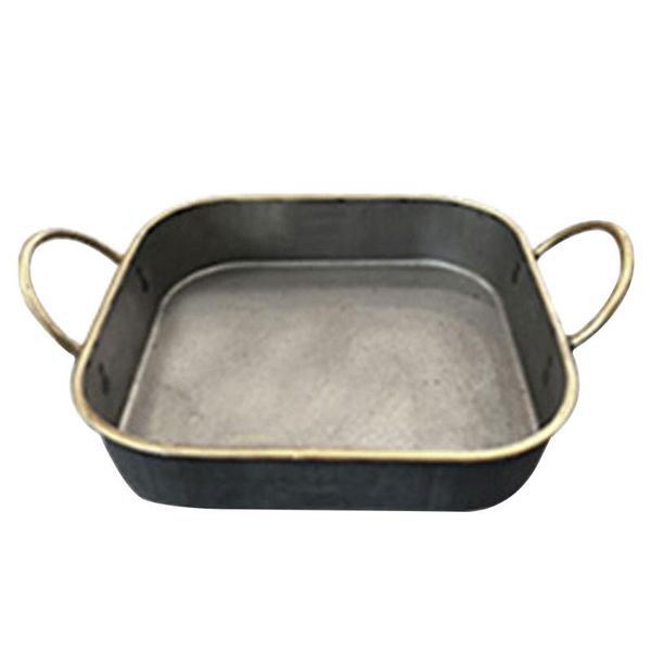 

kitchen storage & organization vintage style dinner serving tray el bread dish wrought iron plate home pography props decoration