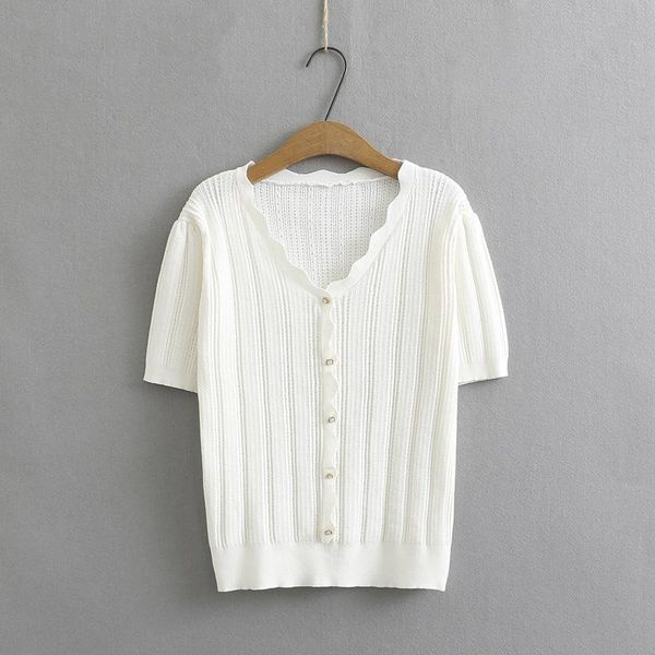

women's t-shirt plus size xl-4xl short sleeve white black crochet tshirts solid v-neck oversize simple elegant summer shirts