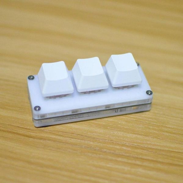 

keyboards mini 3-key keypad gaming keyboard programming macro mechanical with software osu