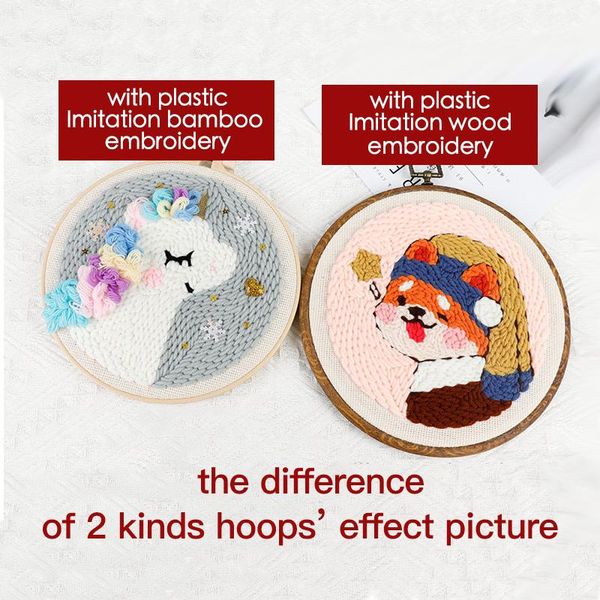 

other arts and crafts strawberries basket embroidery punch needle kit poking material package cute patterns diy home decor