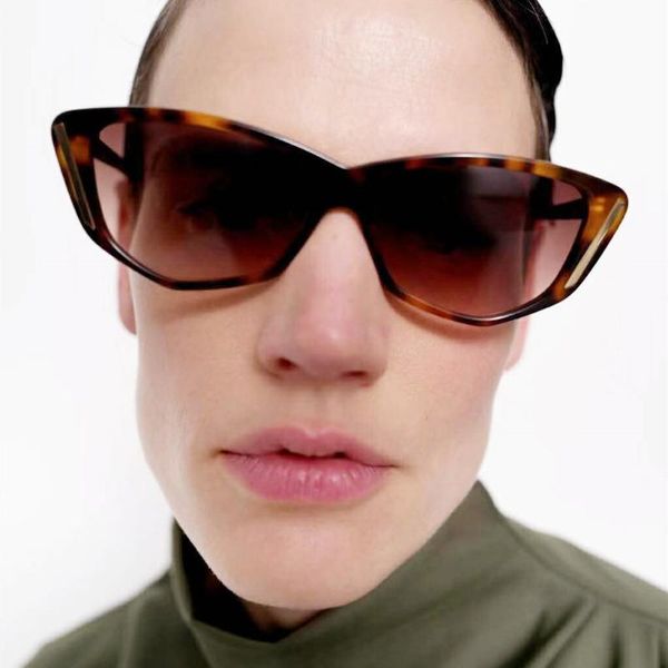 

sunglasses vintage cat eye women fashion brand designer triangle sun glasses female lens shades for ladies eyewear uv400, White;black