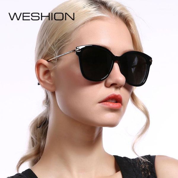 

sunglasses oval polarized women 2021 brand designer mirror polaroid ladies ceteye sun glasses uv400 oculos lunette solei, White;black