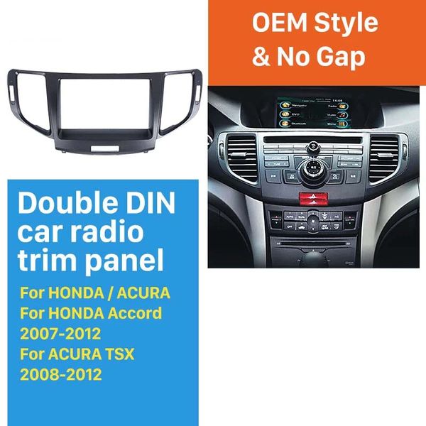 2Din Radio Fascia Kit Pannello per 2010 Honda Accord Europa/Spirior/ACURA SR9 Trim Installazione Telaio Dash Kit Car Stereo telaio