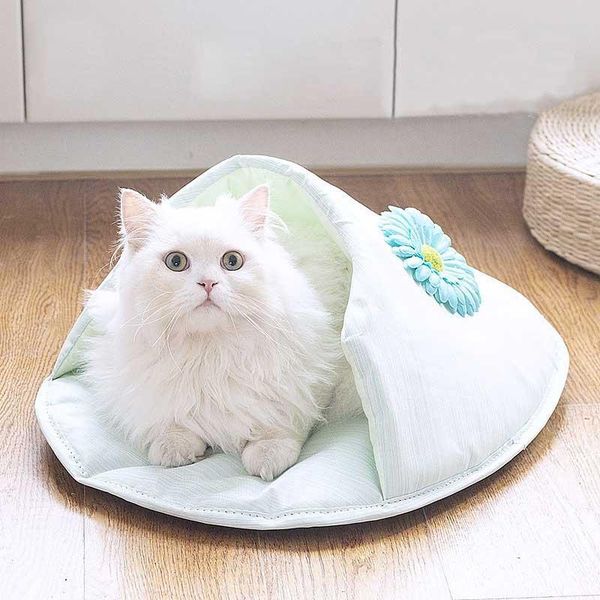 

summer semi-closed dog cooling mat guinea pig cushion pet supplies oxford fabric puppy bed litter cat sleeping pad slipper nest