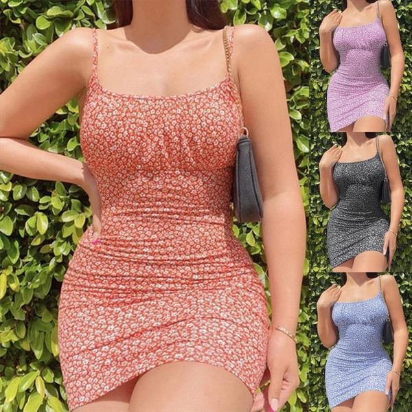 

square collar mini printed women dress sling beach slim sleeveless sundress summer club party wrap pencil dresses, Black;gray