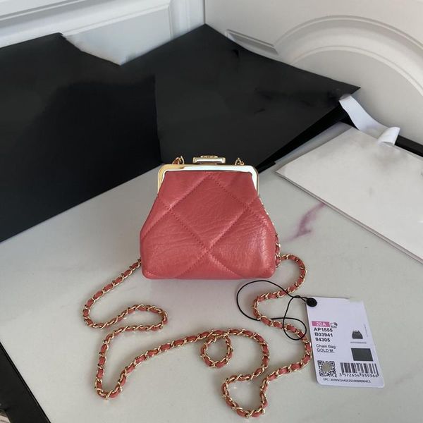 

evening bags 2021 women's bag frog mouth leather solid color diagonal fashion easy matching lady handbags chain crossbody