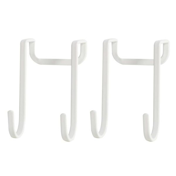 

2 pcs iron door hooks japanese style door hooks useful home punch free