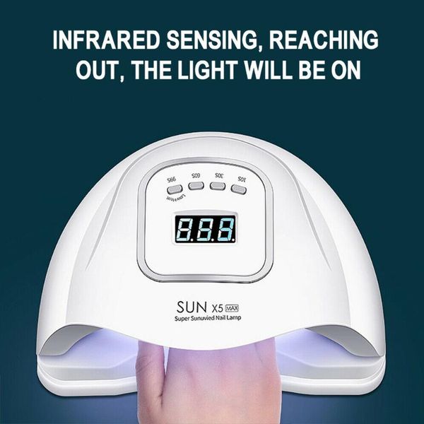 

nail dryers 120w digital display quick-drying potherapy abs manicure machine infrared uv led lamp home magnetic adsorption gel dryer