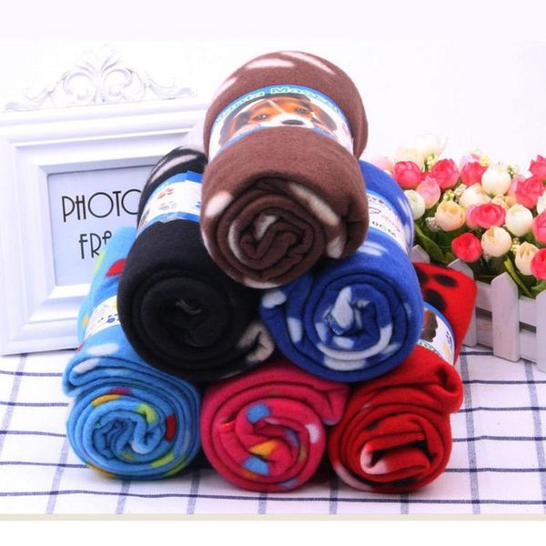 

dog apparel cute pet sleep warm blanket print towl cat puppy fleece soft for hamster hedgehog pig