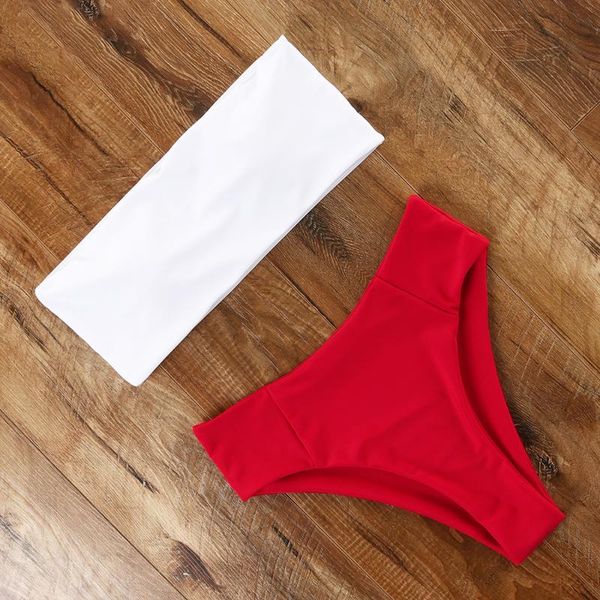 

women's swimwear bikini 2021 push up biquini brazilian thong solid bathing suit lace beachwear high waist swimsuit women, White;black