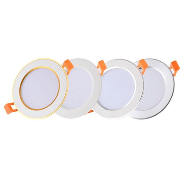 

downlights 1pcs led downlight 3w easy install recessed decorative warm white cold round lamp ac85-265v