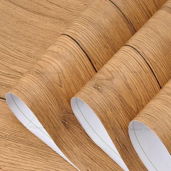 

wallpapers wood grain sticker wardrobe cabinet table furniture decoration wallpaper self-adhesive waterproof