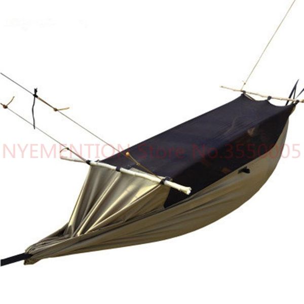

camping hiking outdoor multifunctional portable ground anti mosquito insects wear tear tent wear-resisting hammock 1pcs
