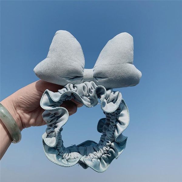 

hair accessories chiffon headband large bow hairband elastic band for women girls wash face turban headwear