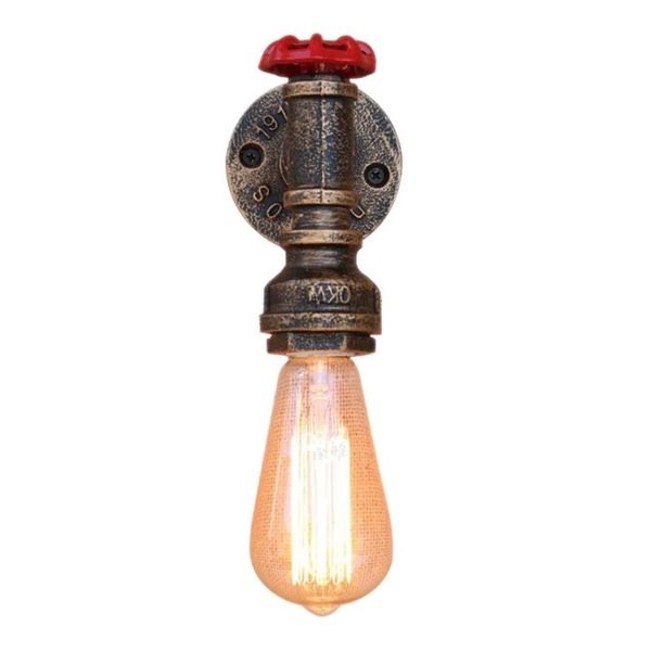 

wall lamps small lamp antique iron pipe loft light bar retro industrial 110v-240v european american cafe deco bg805
