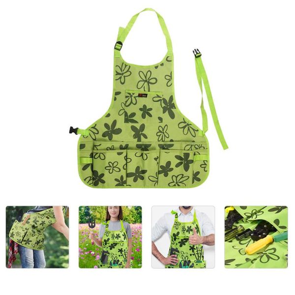 

aprons 1pc gardening oxford cloth apron multi-functional practical