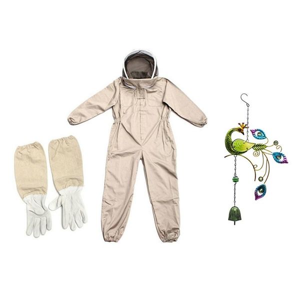 

novelty items ventilated full body beekeeping bee keeping suit with wind chimes peacock shape metal crafts painted ornaments