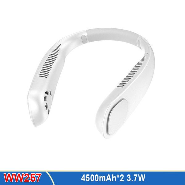 

electric fans 9000 mah portable hanging neck fan sports 360-degree wind usb charging three speed tpu hose adjustment mute turbofan