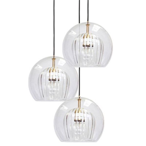 

pendant lamps northern european restaurant chandelier modern simple dining table bar lamp creative bedside glass ball gold e27
