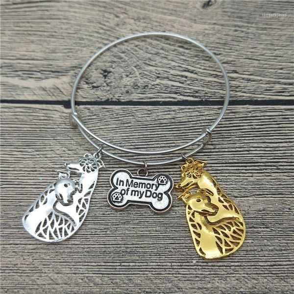 

trendy whippet couple bangles cute dog bracelets fashion pet jewellery1, Black