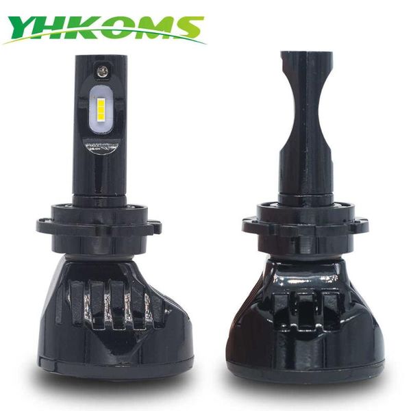 

car headlights yhkoms d1s d2s d3s d4s led light d1 d2 d3 d4 bulb 6000k 60w 6000lm headlamp kit 12v 24v canbus error free