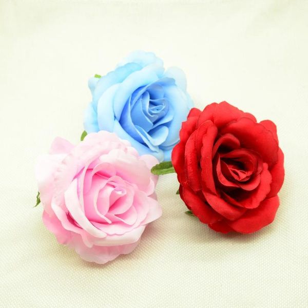 

5pcs artificial flowers for christmas wreath home wedding decor accessories diy gifts box fake plastic silk flowers velv qylikt