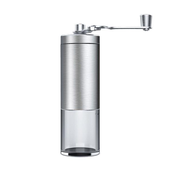

manual coffee grinders home office folding handle adjustable hand crank mill grinder compact travelling stainless steel gift portable