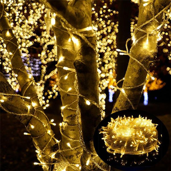 

strings christmas lights fairy copper wire led string garland indoor bedroom home wedding year decoration