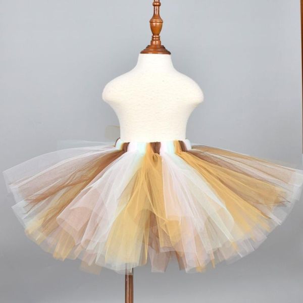 

skirts baby girls fluffy tutu skirt kids birthday party tulle dance ballet pettiskirt halloween costume born-12y, Blue