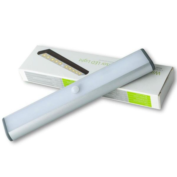 

rechargeable usb led under cabinet light pir motion sensor lamp 20 leds bar lighting for wardrobe cupboard closet kitche