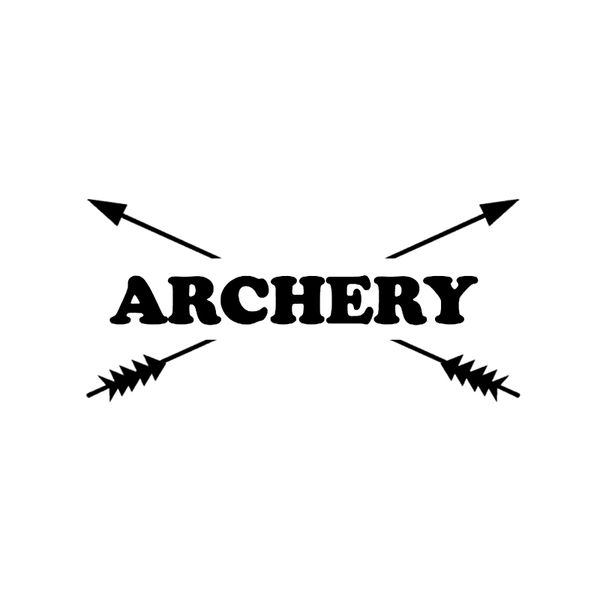 

16.3*7.6cm interesting archery hunting decor car sticker vinyl silhouette c16-1646