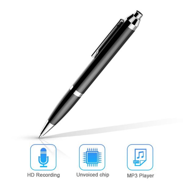 

digital voice recorder mini 32gb smart noise reduction audio professional mp3 dictaphone sound recording pen accessories