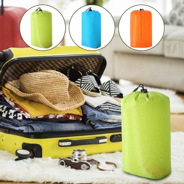 

storage bags portable gear dry bag waterproof travel stuff sack ultralight versatile drawstring bucket for hiking
