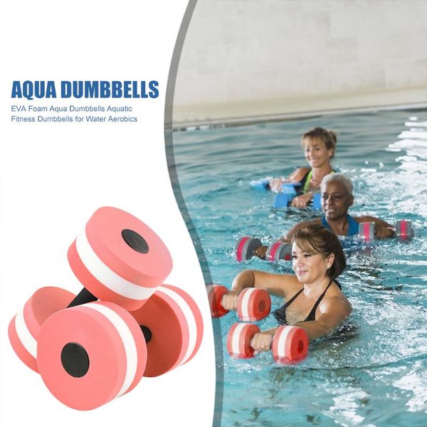 

classic foam aqua dumbbells water aerobics aquatic exercise fitness dumbbells pack 2 watering sports accessaries supplies