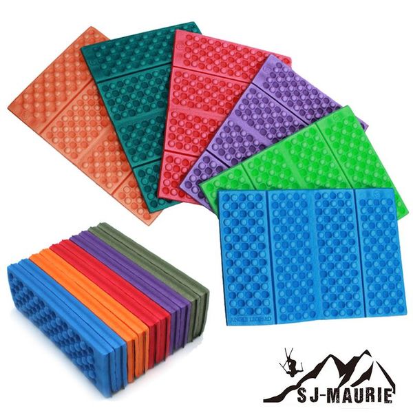 

outdoor pads foldable seat foam camping sitting mat xpe moisture-proof picnic mattress cushions bag matelas