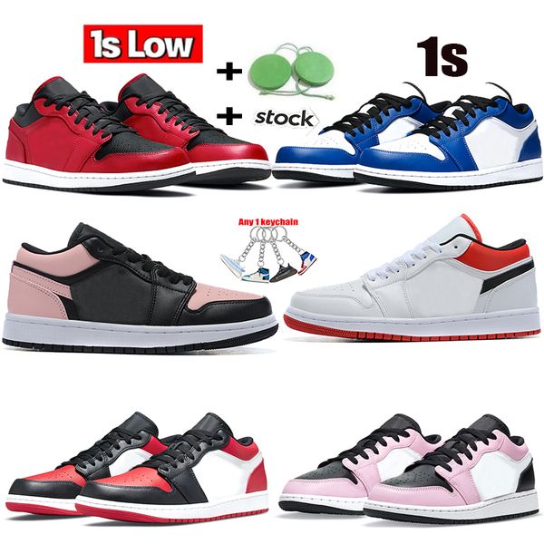 

low 1s basketball shoes laser orange 1 men sports sneakers university blue dark mocha bordeaux chicago seafoam varsity red designers women t