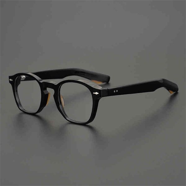 

75% off online shop new thickened plate wide leg spectacle frame large face men and women height myopia black frame, White;black