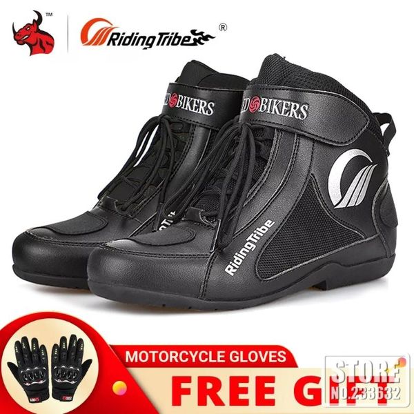 

motorcycle footwear pro-biker men boots road racing fine holes ventilation shoes bota motociclista moto motocross