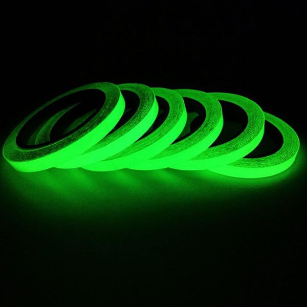 

party decoration 3pcs/lot luminous tape self-adhesive glow emergency logo in the dark afety stage sticker home decor men's rave