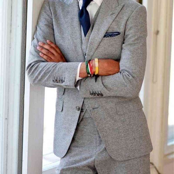 

men's suits & blazers light gray male suit, latest, , jacket, pants, slim fit, three pieces, groom, casual style nyg4, White;black