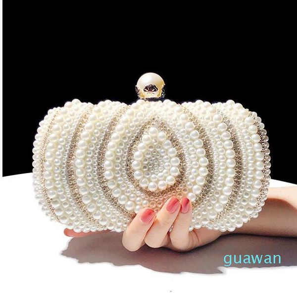 

pearl rhinestone bag water drop pattern banquet dress hand bag cheongsam bag one shoulder