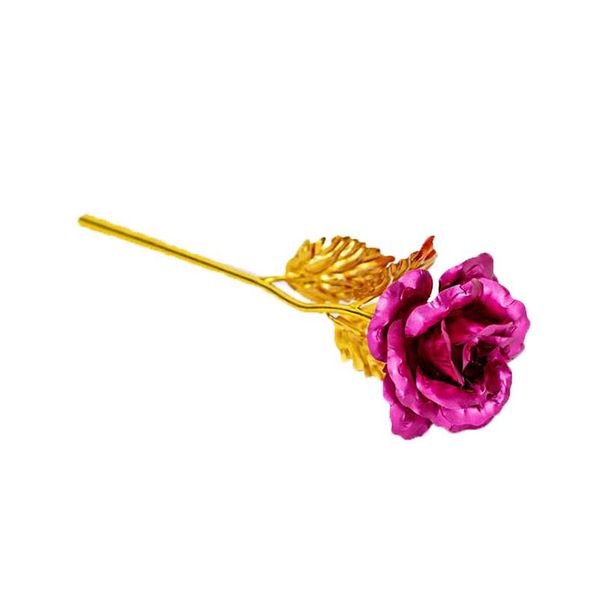 

artificial flowers 24k gold rose with box valentines day gift present rose soap flower foil flowers home house decor fa qylfki
