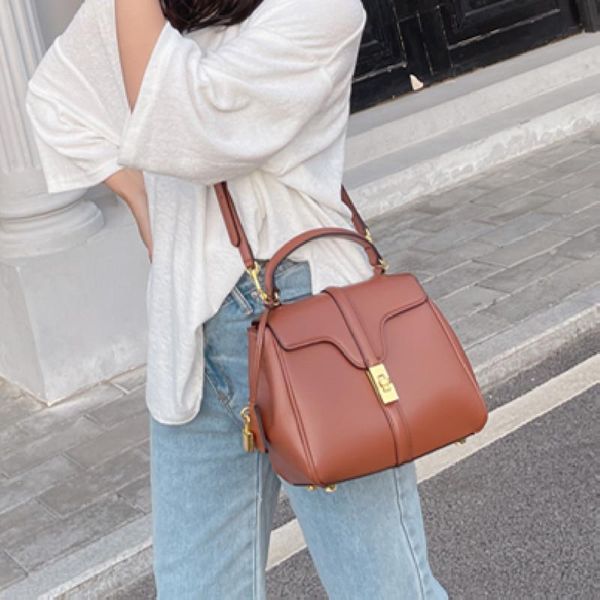 

evening bags genuine leather women totes 2021 fashion casual single shoulder ladies designer purses and handbags torebka damska cc